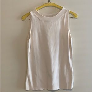 Ann Taylor cream suiting shell